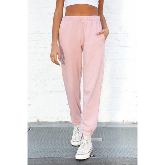 Brandy Melville Rosa Soft Sweatpants Size S/M - Picture 1 of 6